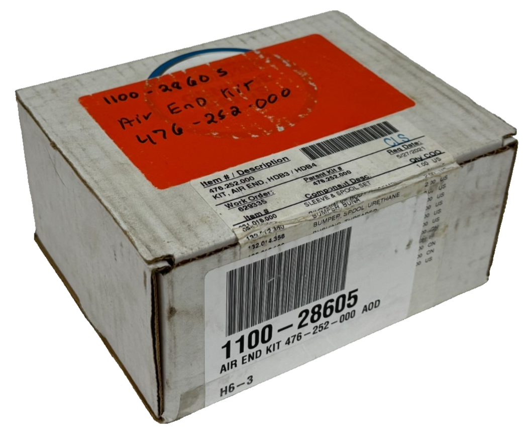 NEW SANDPIPER 476.252.000 PUMP KIT AIR END HDB3/HDB4