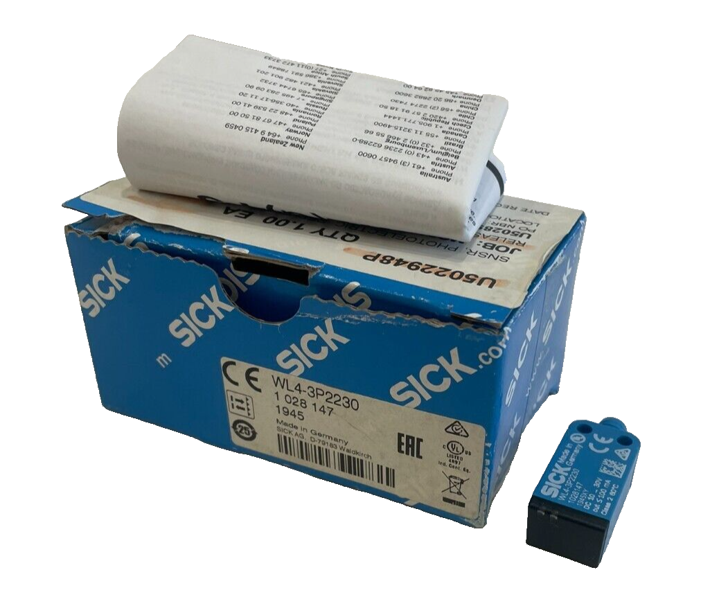 NEW SICK WL4 3P2230 PHOTOELECTRIC SENSOR 1028147 WL43P2230 SB new-sick-wl4-3p2230-photoelectric-sensor-1028147-wl43p2230-sb