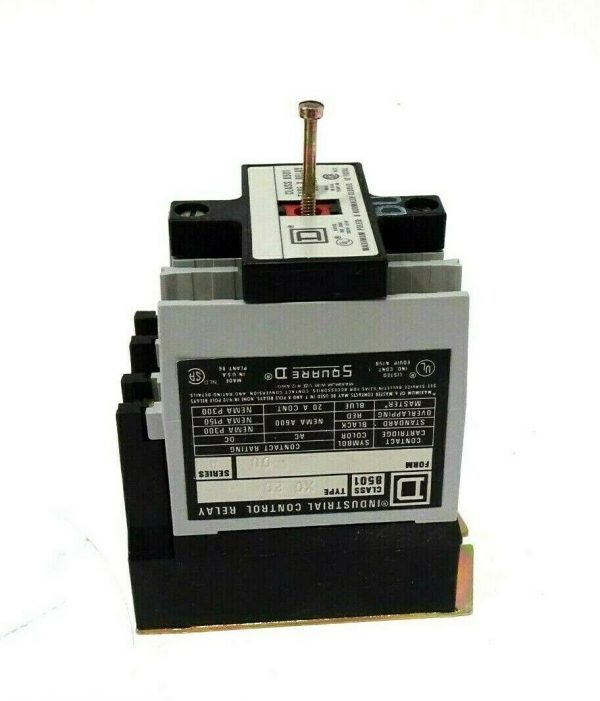 NEW SQUARE D 8501-XO20 CONTROL RELAY SER.A 8501XO20 - Image 3