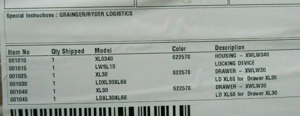 NEW STANLEY VIDMAR 9 DRAWERS CABINET DARK BLUE IN FACTORY PACKAGING 45Wx21Dx59H - Image 4