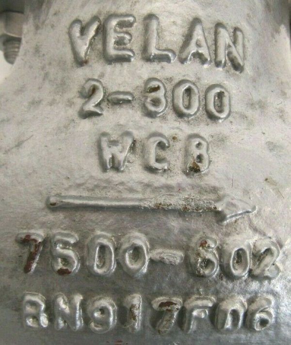 NEW VELAN F08-1074C-02TY-W320 GLOBE VALVE 2"-300 F081074C02TYW320 - Image 4