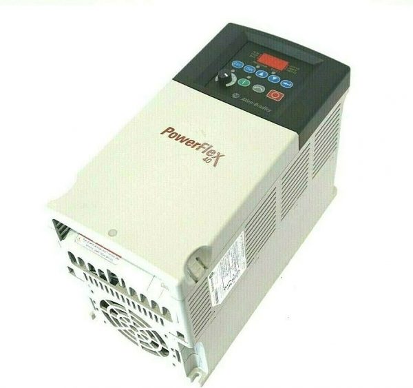 USED ALLEN BRADLEY 22B-D017N104 POWER FLEX 40 AC DRIVE 10 HP SER.A 22BD017N104