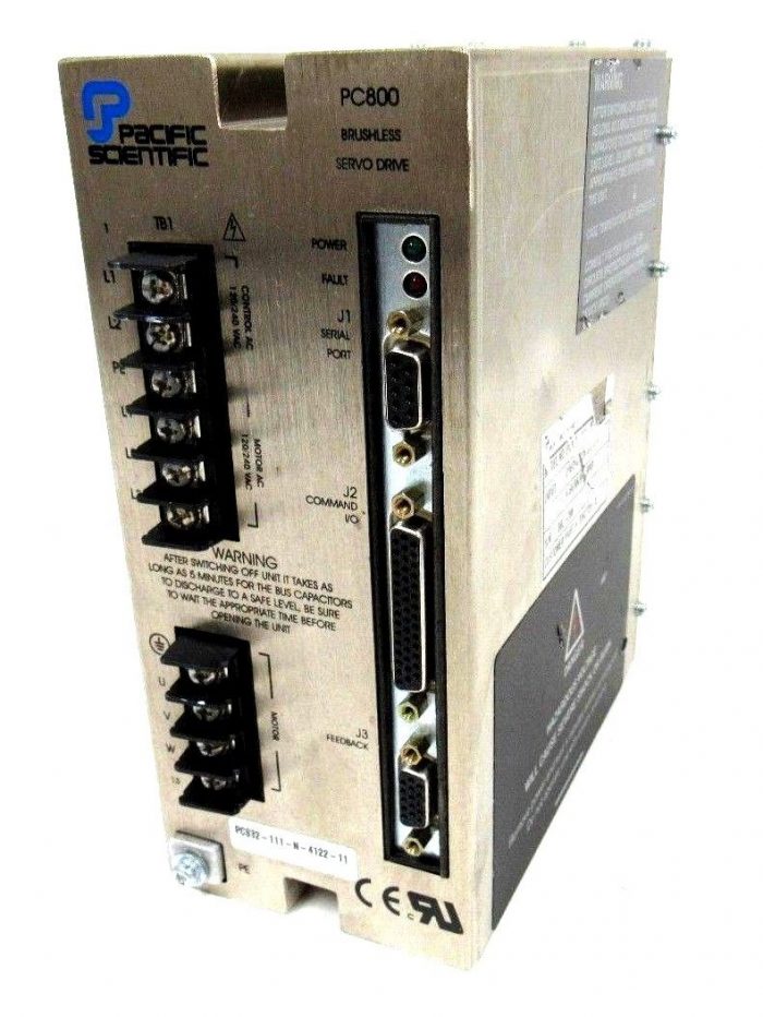 USED PACIFIC SCIENTIFIC PC832-111-N-4122-11 SERVO DRIVE PC832111N412211