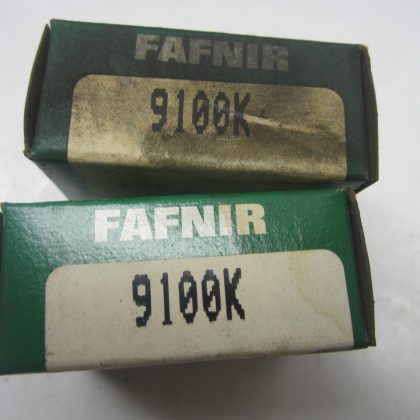 2 New Fafnir 9100K Bearings