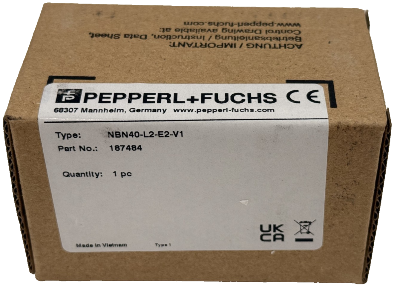 BOX OF 12 NEW PEPPERL+FUCHS NBN40-L2-E2-V1 INDUCTIVE PROXIMITY SENSORS 10-30VDC - Image 7