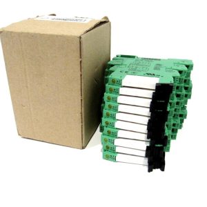 LOT OF 10 NEW PHOENIX CONTACT PLC-BSP- 24DC/21 TERMINAL BLOCKS 2967219 PLCBSP24