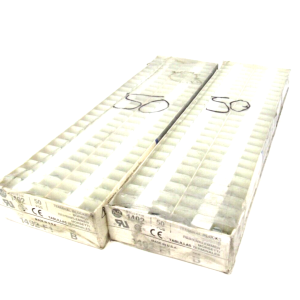 LOT OF 100 NEW ALLEN BRADLEY 1492-F1 TERMINAL BLOCKS SER.B 1492F1