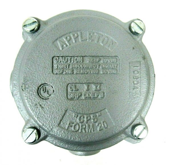 NEW APPLETON 10804 JUNCTION BOX CPS FORM 20 - Image 3