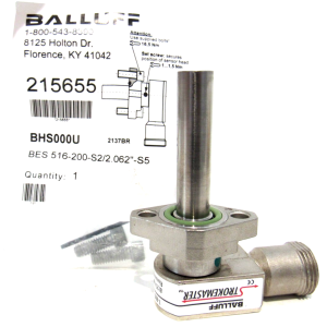 NEW BALLUFF BES 516-200-S2/2.062"-S5 INDUCTIVE SENSOR BHS000U BES516200S22062S5