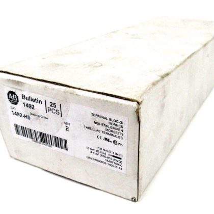 NEW BOX OF 25 ALLEN BRADLEY 1492-H5 FUSE TERMINAL BLOCK 1492H5 SER E