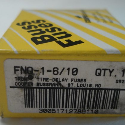 NEW BUSSMANN FNQ-1-6/10 FUSES FNQ16/10 QTY: 10