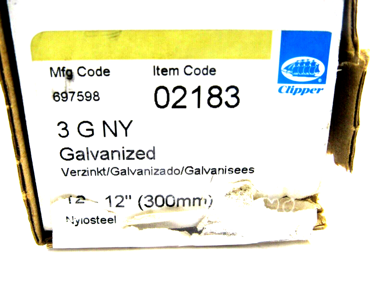 NEW FLEXCO 3GNY BELT FASTENERS 12-12" 300mm 02183 - Image 3