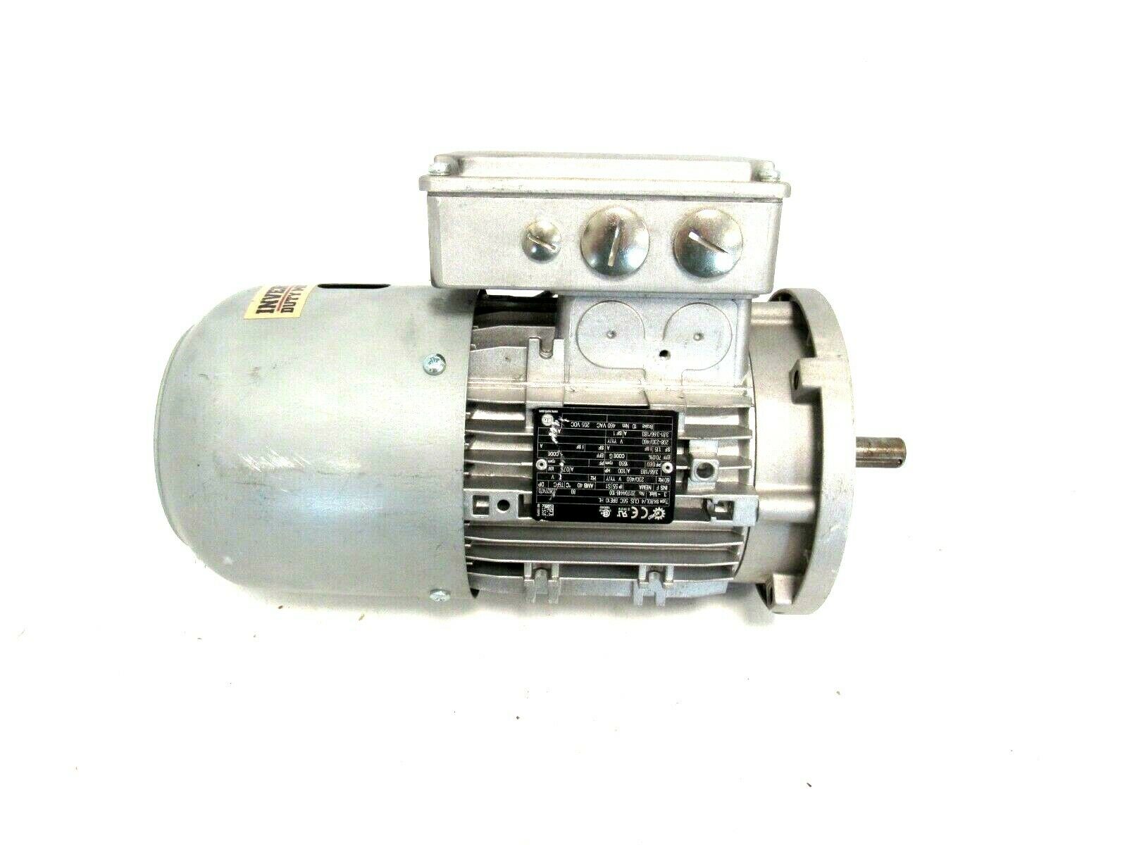 NEW NORD SK80L/4CUS GEARMOTOR 230/460V SK80L/4CUS 56C BRE10HL SK80L4CUS 5/8" DIA - Image 3