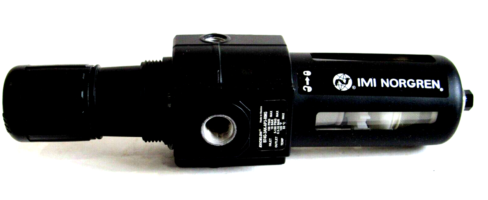 Norgren Excelon Filter Regulator B74G 3AK AD3 RMG 250 In/150 Out Psi Norgren Excelon Filter Regulator B74G 3AK AD3 RMG 250 In/150 Out Psi