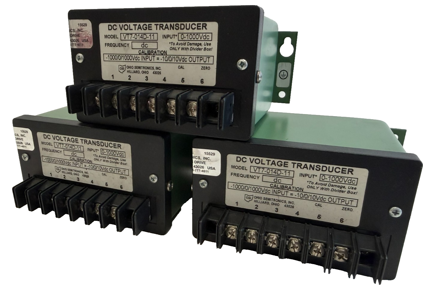 NEW OHIO SEMITRONICS VT7-014D-11 DC VOLTAGE TRANSDUCER VT7014D11