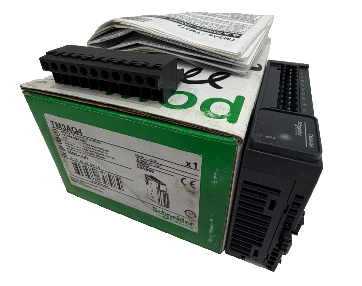 NEW SCHNEIDER ELECTRIC TM3AQ4 MODICON ANALOG OUTPUT MODULE - SB ...