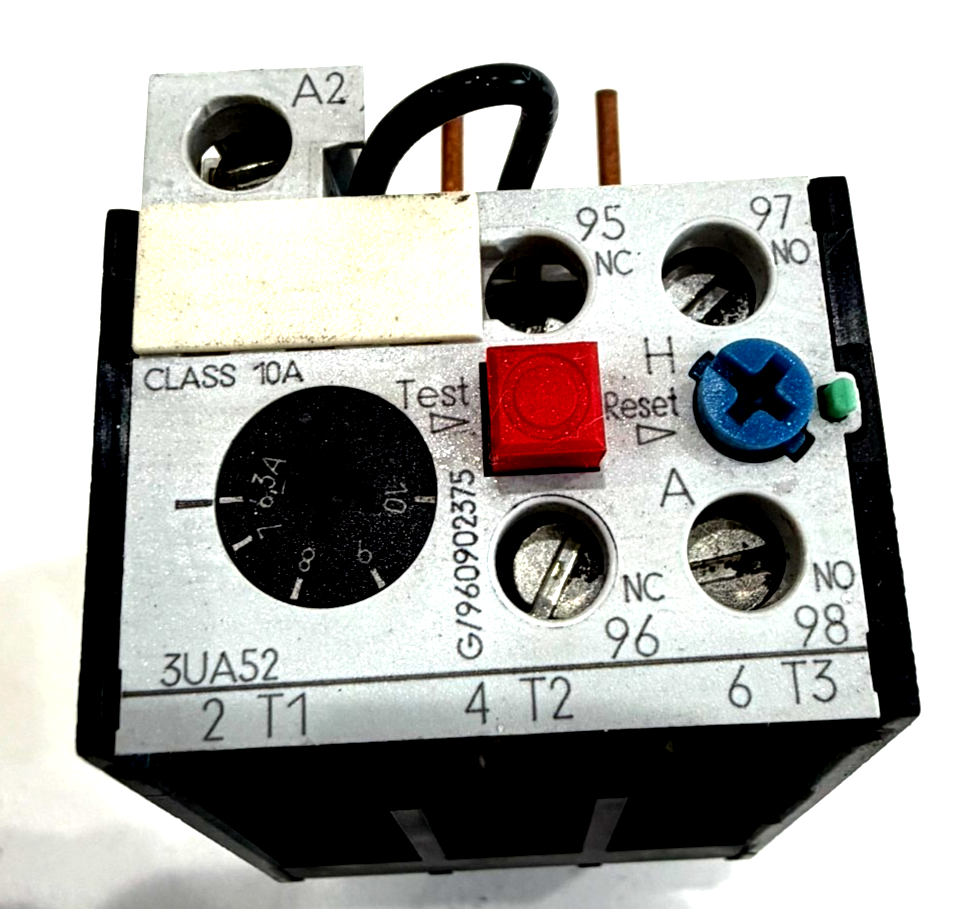 NEW SIEMENS 3UA52 00-1J OVERLOAD RELAY 6,3-10A 3UA52001J - Image 3