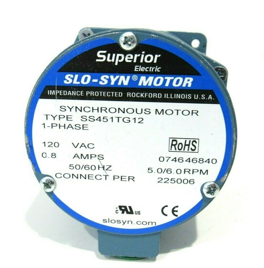 NEW SUPERIOR ELECTRIC SS451TG12 SYNCHRONOUS MOTOR - Image 4