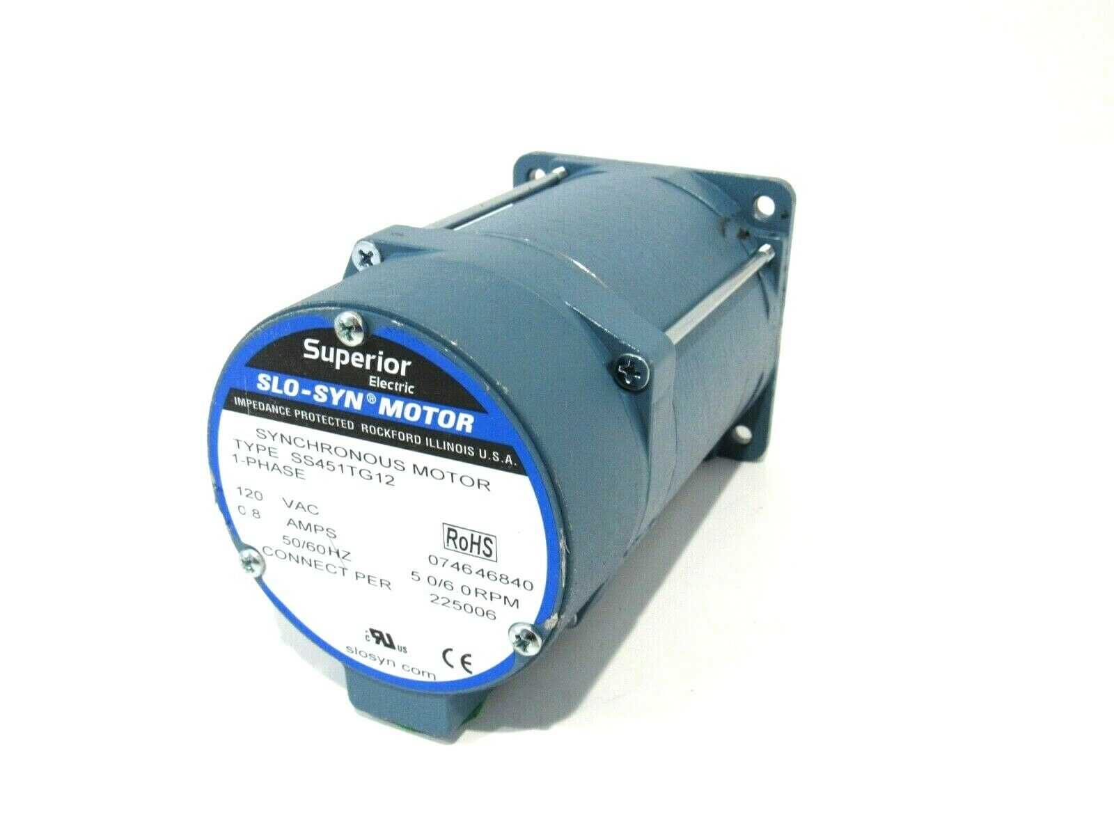NEW SUPERIOR ELECTRIC SS451TG12 SYNCHRONOUS MOTOR