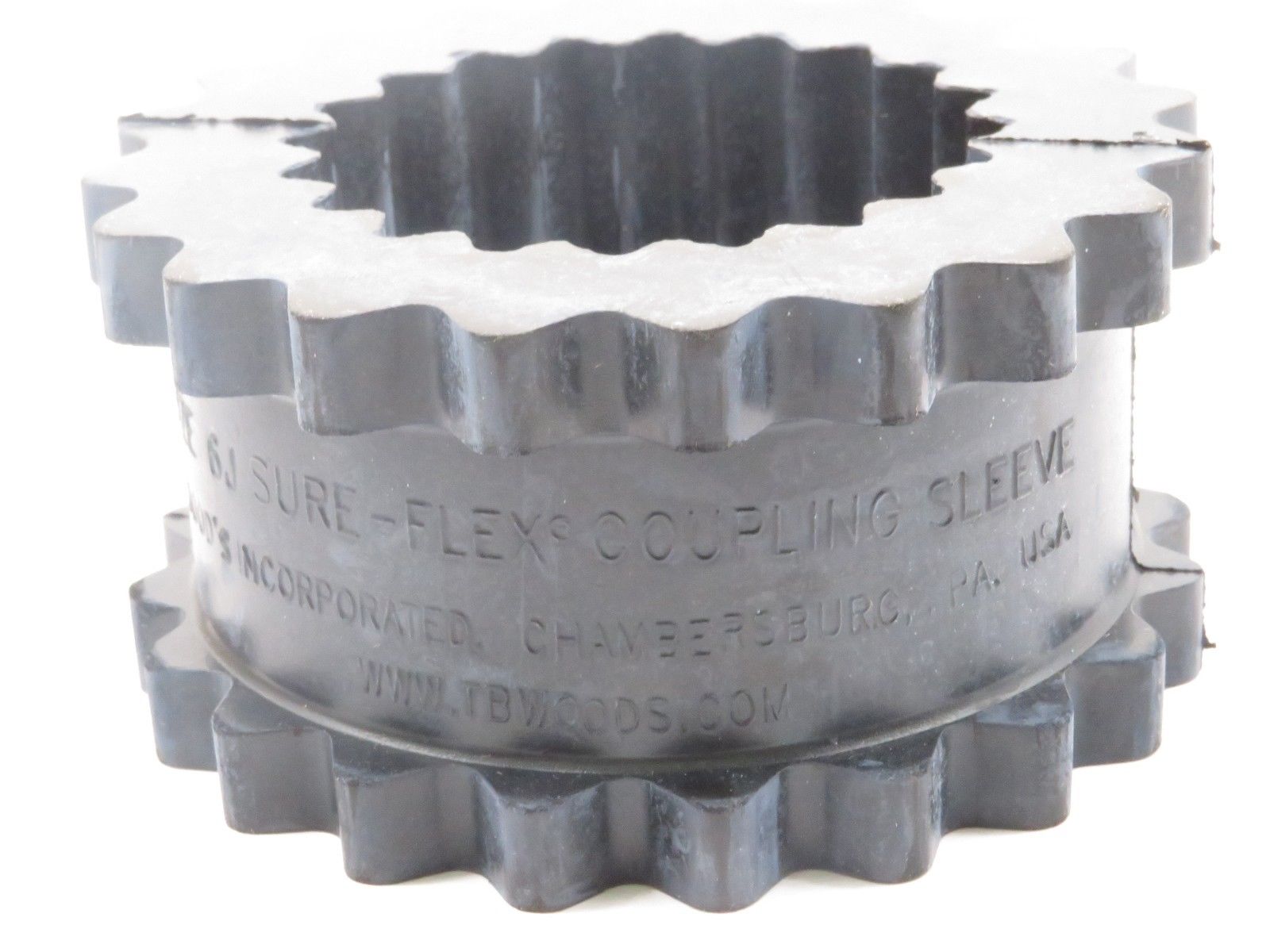 TB Woods 6E EPDM Sure-Flex Plus Rubber Coupling Sleeve - 2-Piece Surplus Item