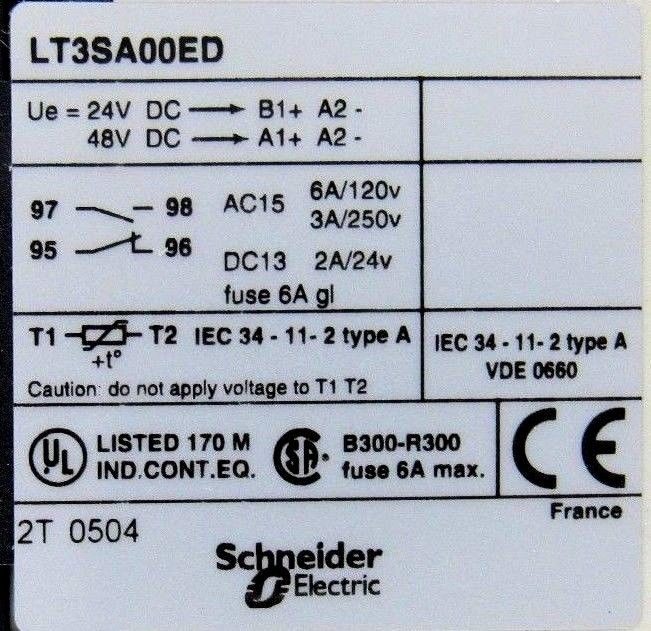 NEW TELEMECANIQUE LT3SA00ED THERMISTOR PROTECTION RELAY - Image 4