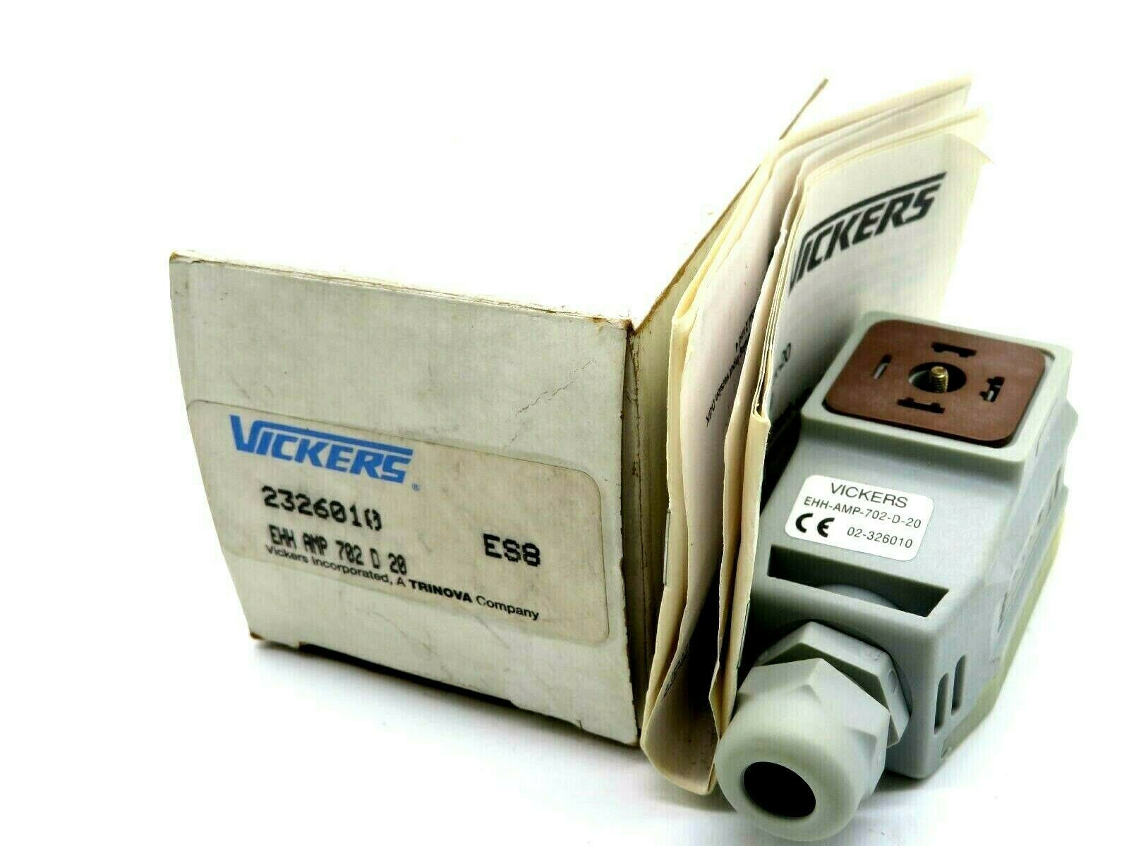 NEW VICKERS EHH AMP 702-D-20 DIGITAL POWER PLUG EHHAMP702D20