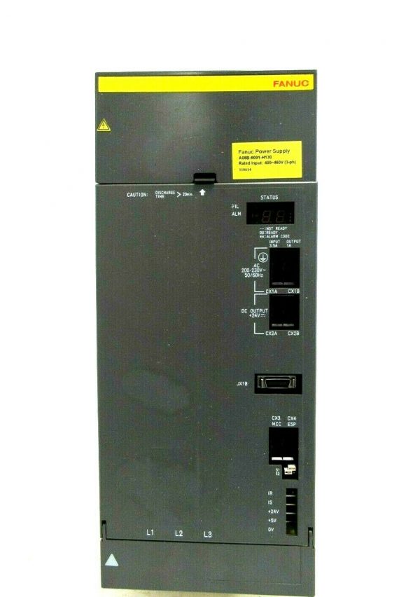 USED FANUC A06B-6091-H130 POWER SUPPLY MODULE A06B6091H130 - Image 3