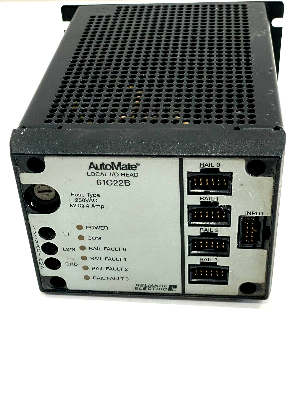 USED RELIANCE ELECTRIC 61C22B AUTOMATE LOCAL I/O HEAD 803456-37RD J-3671 - Image 5