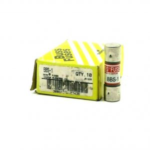 10 NEW BUSSMANN BBS-1 FUSES 1 AMP 600V BBS1