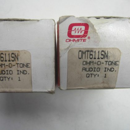 2 NEW OHMITE 0MT611SN OHM-O-TONE