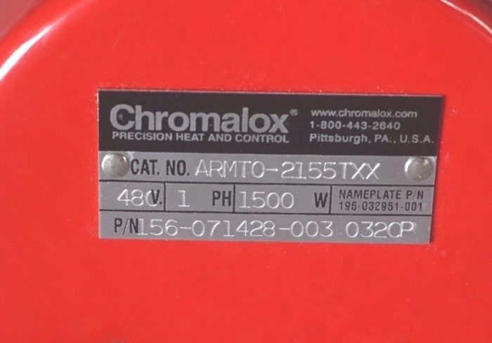 NEW CHROMALOX ARMTO-2155TXX IMMERSION HEATER 56-071428-003 , 480V, 1PH, 1500W - Image 5