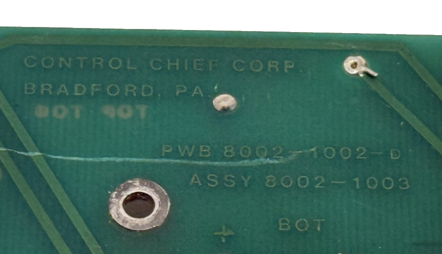 NEW CONTROL CHIEF CORP. 8002-1003 REV. M REMOTE TRANSMITTER RF BOARD ...