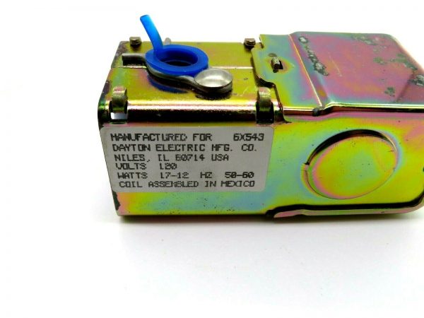 NEW DAYTON 6X543 SOLENOID COIL 120VOLTS 50/60HZ - Image 3