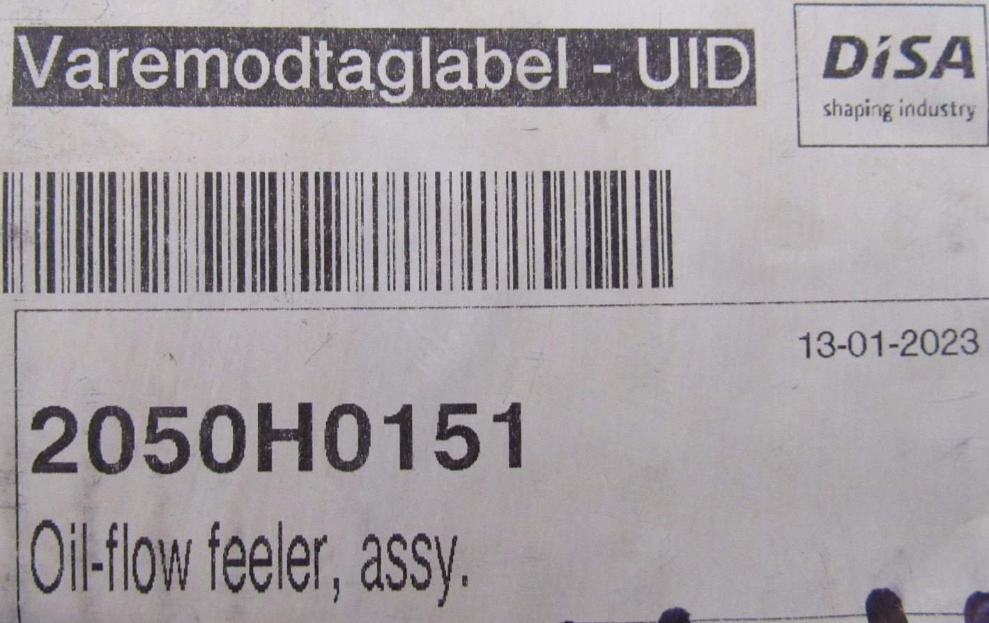 NEW DISA 2050H0151 OIL FLOW FEELER ASSEMBLY - Image 4