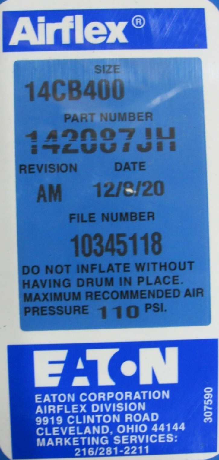 NEW EATON 142087JH AIRFLEX CONSTRICTING BRAKE 14CB400 - Image 3