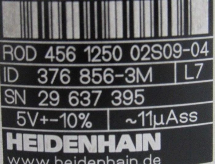 NEW HEIDENHAIN 376856-3M ENCODER 3768563M ROD-456-1250-02S09-04 - Image 3