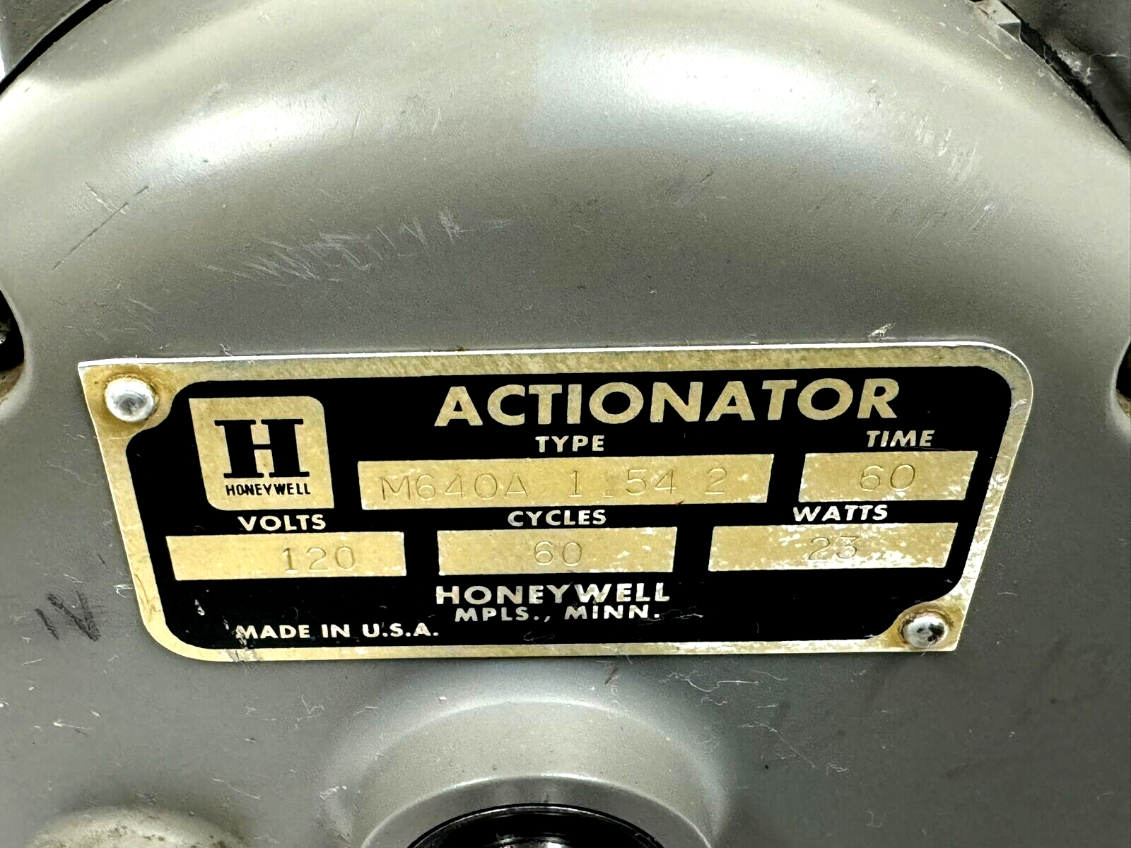 NEW HONEYWELL M640A-1154-2 VALVE ACTUATOR 120V 60CYCLES 23W M640A11542 - Image 5
