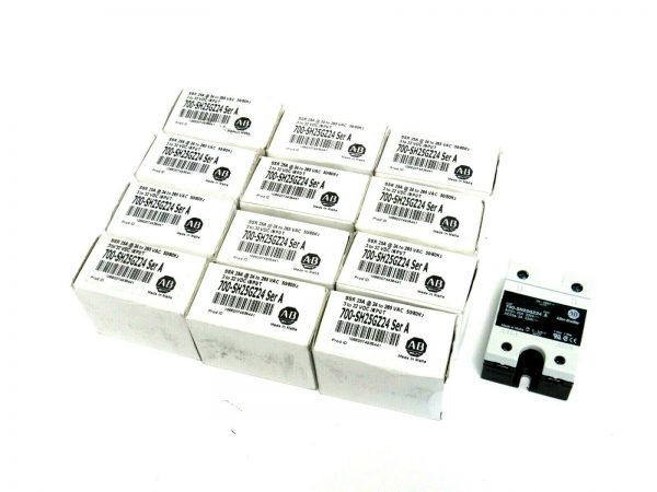 NEW LOT OF 12 ALLEN BRADLEY 700-SH25GZ24 RELAY SER A 700SH25GZ24