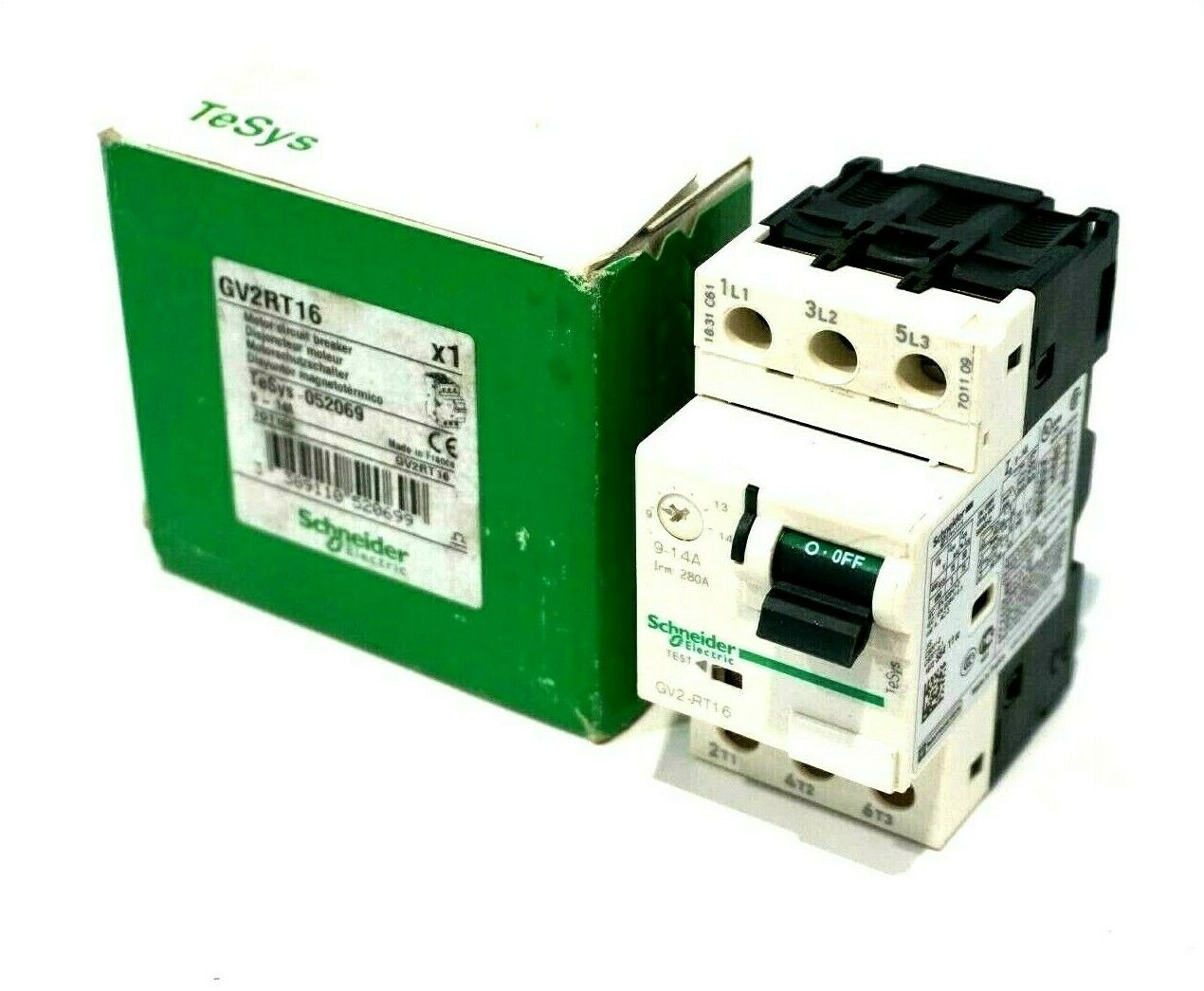 NEW SCHNEIDER ELECTRIC GV2RT16 MOTOR CIRCUIT BREAKER SB Industrial