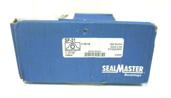 NEW SEALMASTER SP-31 PILLOW BLOCK BEARING SP31 - Image 3