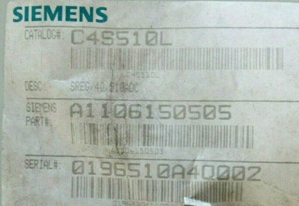 NEW SIEMENS A1106150505 SIMOREG MICROPROCESSOR DC DRIVE C4S510L - Image 9