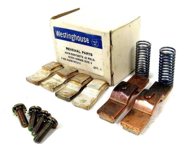 NEW WESTINGHOUSE 626B187G12 CONTACT KIT SIZE 3 A/200 SERIES