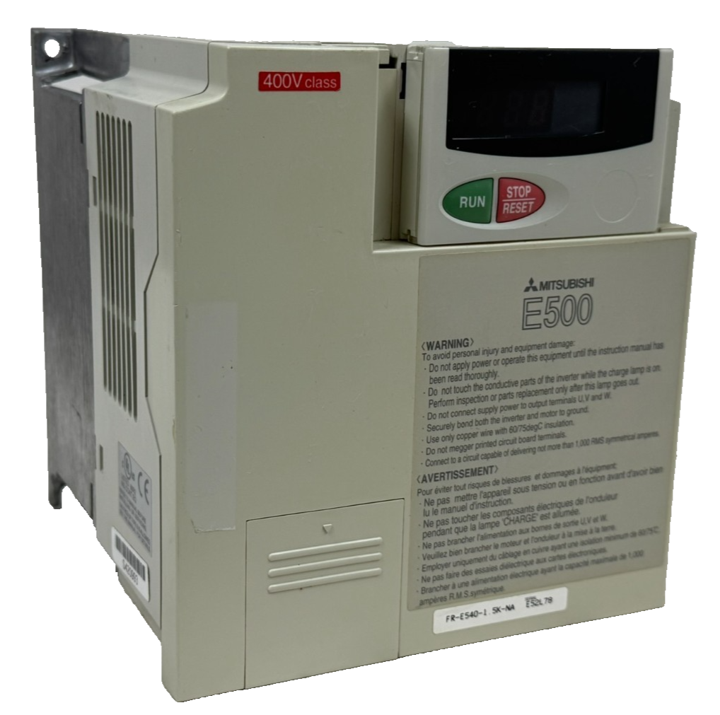 USED MITSUBISHI FR-E540-1.5K-NA INVERTER DRIVE E500 - Image 4