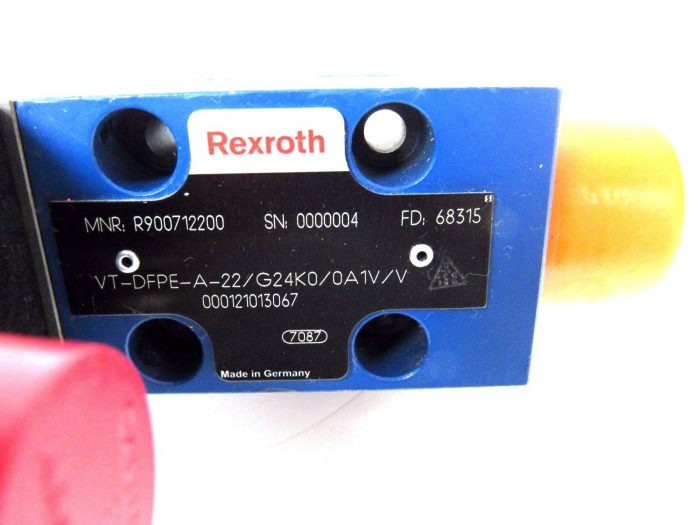 USED REXROTH HYDRAULICS VT-DFPE-A-22/G24K0/0A1V/V VALVE R900712200 - Image 4