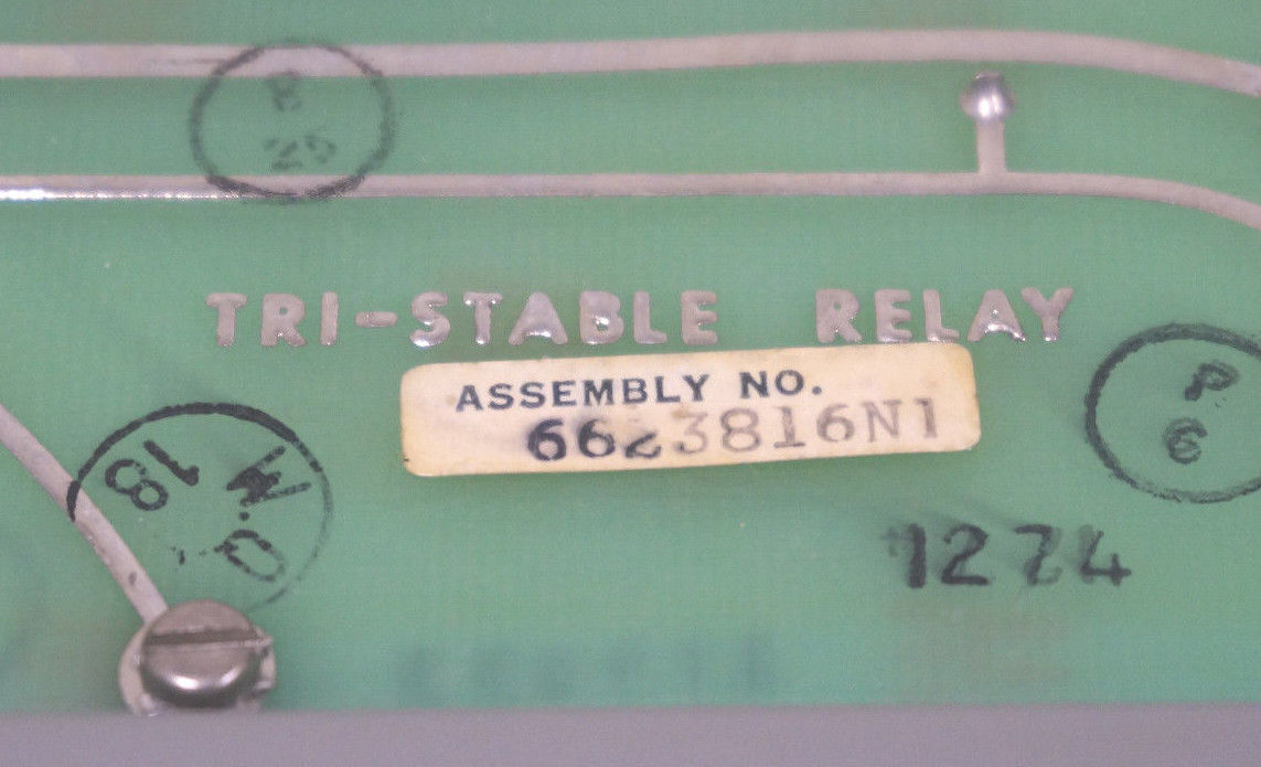 USED BAILEY 6623817G1 TRI-STABLE RELAY MODULE 6623816N1 - Image 5