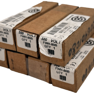 LOT OF 7 NEW BUSSMANN FWH-80B FAST ACTING FUSES FWH80B