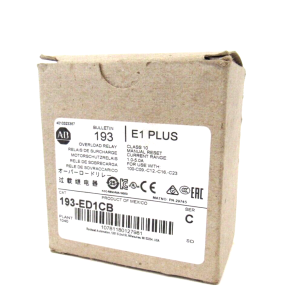 NEW ALLEN BRADLEY 193-ED1CB OVERLOAD RELAY SER.C 193ED1CB