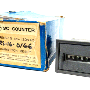 NEW ATC MC6MS-15 CPS-120VAC COUNTER MC6MS15CPS120VAC
