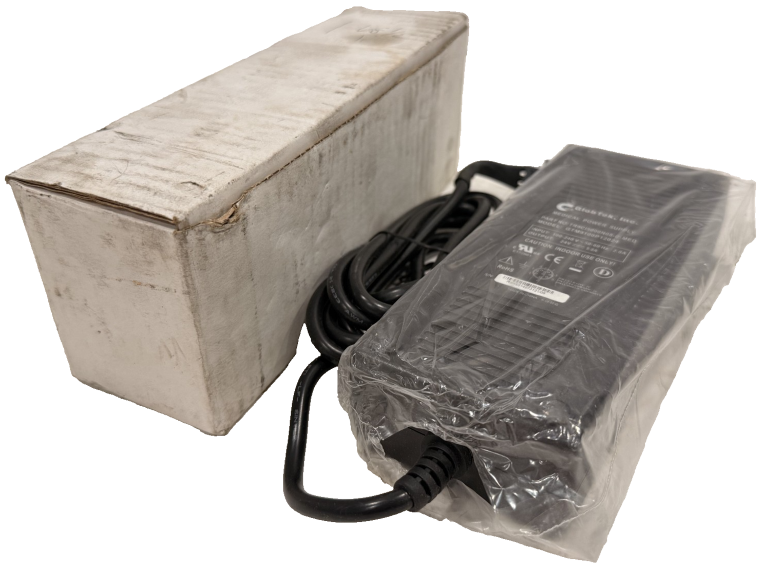 NEW GLOBTEK GTM9100P12024 AC ADAPTER CHARGER 24V 5A 120W