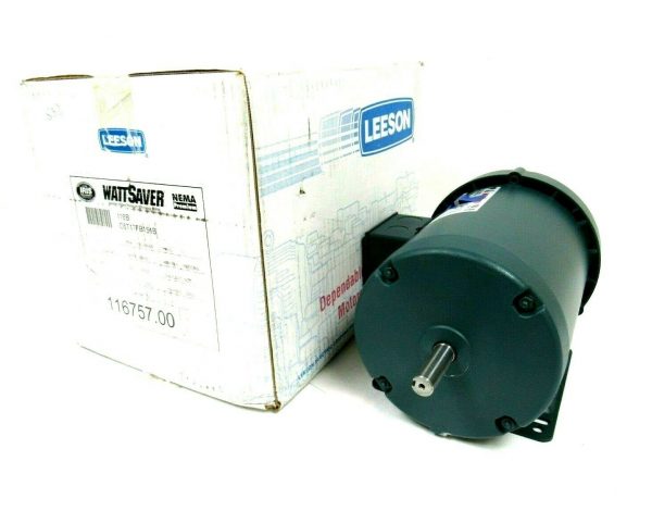 NEW LEESON 116757.00 MOTOR 1HP 230/190/460/380V 5/8" DIA SHAFT C6T17FB151B